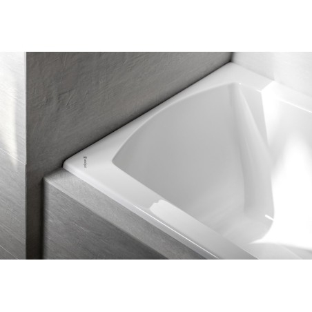 LILY SLIM Bain rectangulaire 130x70x39cm, Blanc