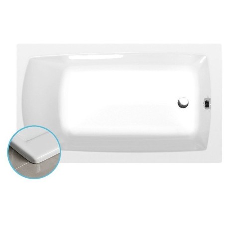 LILY SLIM Bain rectangulaire 120x70x39cm, Blanc