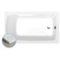 LILY SLIM Bain rectangulaire 120x70x39cm, Blanc LILY SLIM Bain rectangulaire 120x70x39cm, Blanc