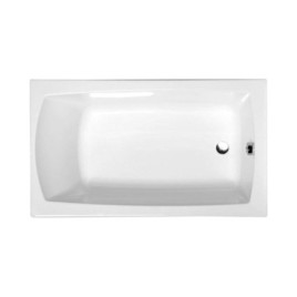 LILY SLIM Bain rectangulaire 120x70x39cm, Blanc