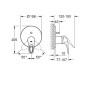 Grohe Eurostyle - Robinet encastré pour 2 sorties, blanc lunaire 24049LS3