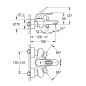 Grohe Eurostyle - Mitigeur de baignoire, chrome 33591003