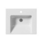 Lavabo en céramique NORM 60x50cm, blanc ExtraGlaze