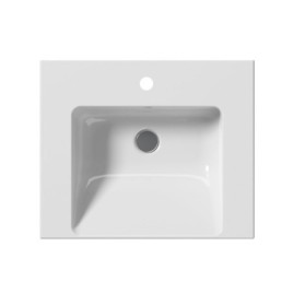 Lavabo en céramique NORM 60x50cm, blanc ExtraGlaze