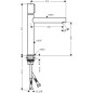 Axor Uno - Mitigeur de lavabo Select 200, nickel brossé 45013820