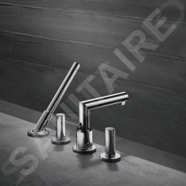 Axor Uno - Mitigeur de baignoire avec accessoires, installation 4 trous, chrome 45444000