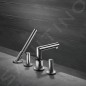 Axor Uno - Mitigeur de baignoire avec accessoires, installation 4 trous, chrome 45444000