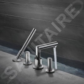 Axor Uno - Mitigeur de baignoire avec accessoires, installation 4 trous, chrome 45444000