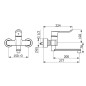 Hansa Clinica - Mitigeur de lavabo, chrome 01536286