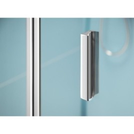 EASY screnn trois côtés 1000x700mm, portes pliantes, variante L/R, verre clair