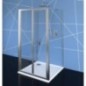 EASY screnn trois côtés 1000x700mm, portes pliantes, variante L/R, verre clair EASY screnn trois côtés 1000x700mm, portes pliantes, variante L/R, verre clair