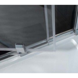 EASY screnn trois côtés 800-900x700mm, portes pivotantes, variante L/R, verre clair
