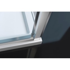 EASY screnn trois côtés 800-900x700mm, portes pivotantes, variante L/R, verre clair