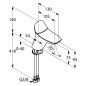 Kludi Amba - Mitigeur de lavabo, chrome 530280575