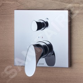 Axor Starck Organic - Mitigeur de baignoire encastré, chrome 12416000