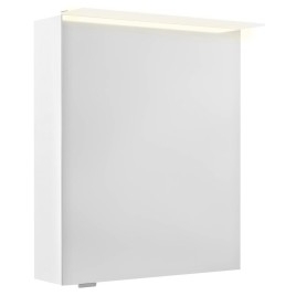 LINEX armoire miroir incl. Lumière LED, 60x70x15cm, gauche/droite, blanc