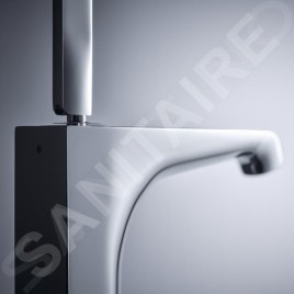 Axor Citterio E - Mitigeur de lavabo avec sortie, chrome 36100000