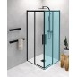 ALTIS BLACK Porte de douche 880-900mm, (H) 2000mm, verre clair ALTIS BLACK Porte de douche 880-900mm, (H) 2000mm, verre clair