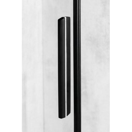 ALTIS BLACK Porte de douche 980-1000mm, (H) 2000mm, verre clair