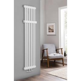 FEDE radiateur salle de bain 1500x306 mm, 6 segments, blanc mat