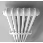 FEDE radiateur salle de bain 1500x306 mm, 6 segments, blanc mat FEDE radiateur salle de bain 1500x306 mm, 6 segments, blanc mat
