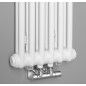 FEDE radiateur salle de bain 1500x306 mm, 6 segments, blanc mat FEDE radiateur salle de bain 1500x306 mm, 6 segments, blanc mat