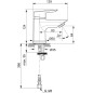 Ideal Standard Tesi - Mitigeur de lavabo Piccolo, chrome A6568AA