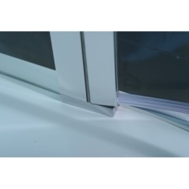 ZOOM Porte de douche 900mm, verre clair