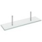 Plateau en verre pour Cabinet Miroir, inc Fixations, 80cm, chrome