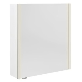 ALIX Armoire miroir avec éclairage LED 66x70x17,5cm, gauche/droite, blanc