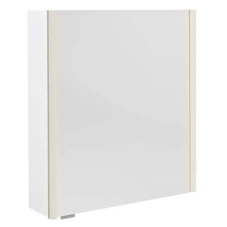 ALIX Armoire miroir avec éclairage LED 66x70x17,5cm, gauche/droite, blanc