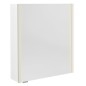 ALIX Armoire miroir avec éclairage LED 66x70x17,5cm, gauche/droite, blanc ALIX Armoire miroir avec éclairage LED 66x70x17,5cm, gauche/droite, blanc