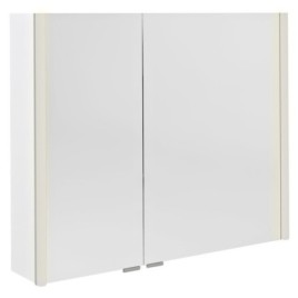 ALIX Armoire miroir avec éclairage LED 86x70x17,5cm, blanc