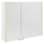 ALIX Armoire miroir avec éclairage LED 86x70x17,5cm, blanc ALIX Armoire miroir avec éclairage LED 86x70x17,5cm, blanc