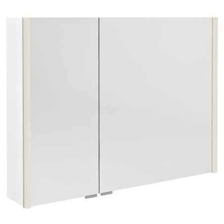 ALIX Armoire miroir avec éclairage LED 96x70x17,5cm, blanc