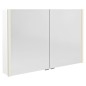 ALIX Armoire miroir avec éclairage LED 106x70x17,5cm, blanc