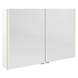 ALIX Armoire miroir avec éclairage LED 106x70x17,5cm, blanc