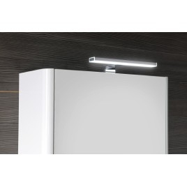 LUCIE miroir armoire incl. Lumière LED, 55x70x17cm, blanc