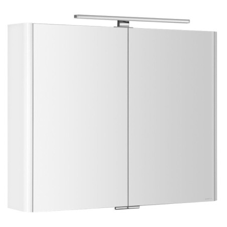 LUCIE miroir armoire incl. Lumière LED, 86x70x17cm, blanc