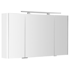 LUCIE miroir armoire incl. Lumière LED, 126x70x17cm, blanc