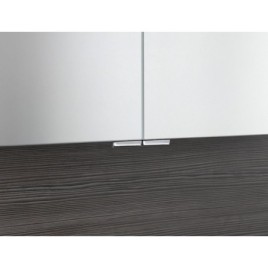LUCIE miroir armoire incl. Lumière LED, 126x70x17cm, blanc