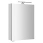 MIRRÓ miroir armoire incl. Lumière LED, 50x70x16cm, gauche/droite, blanc MIRRÓ miroir armoire incl. Lumière LED, 50x70x16cm, gauche/droite, blanc