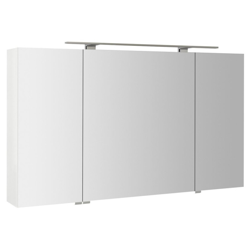 MIRRÓ miroir armoire incl. Lumière LED, 3x portes, 120x70x16cm, blanc MIRRÓ miroir armoire incl. Lumière LED, 3x portes, 120x70x16cm, blanc