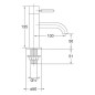 Steinberg 100 - Robinet de lavabo, chrome 100 2500