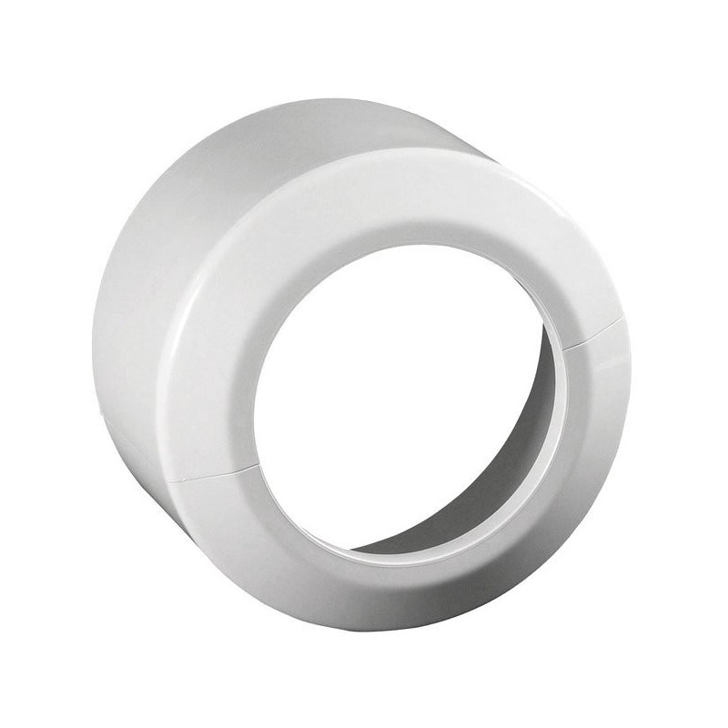 Connecteur à casserole WC 2 pièces Rosette 110mm, h.100mm
