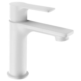 Mélangeur de bassin PAX sans déchets pop up, tapis blanc