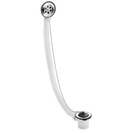 Ensemble de bain avec bouchon sur chaîne, L-700mm, 6/4", acier inoxydable