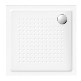 Plateau de douche en céramique 90x90x4,5cm, blanc ExtraGlaze