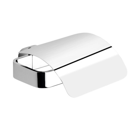 Support de papier toilette MIDA avec couvercle, chrome