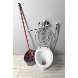 Céramique Utilitaire Gratuit Couvercle avec grille 36x54 cm, S-trap, blanc